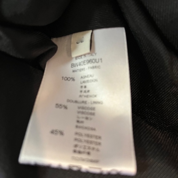 GIVENCHY NWT $3790. FOREST GREEN LEATHER PENCIL SKIRT S 2 RUNWAY - Picture 9 of 9